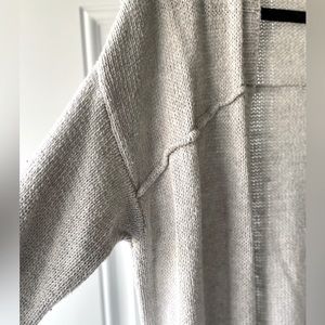 Urban Outfitters Silence + Noise Exposed Seam Beige Duster Cardigan, size Large